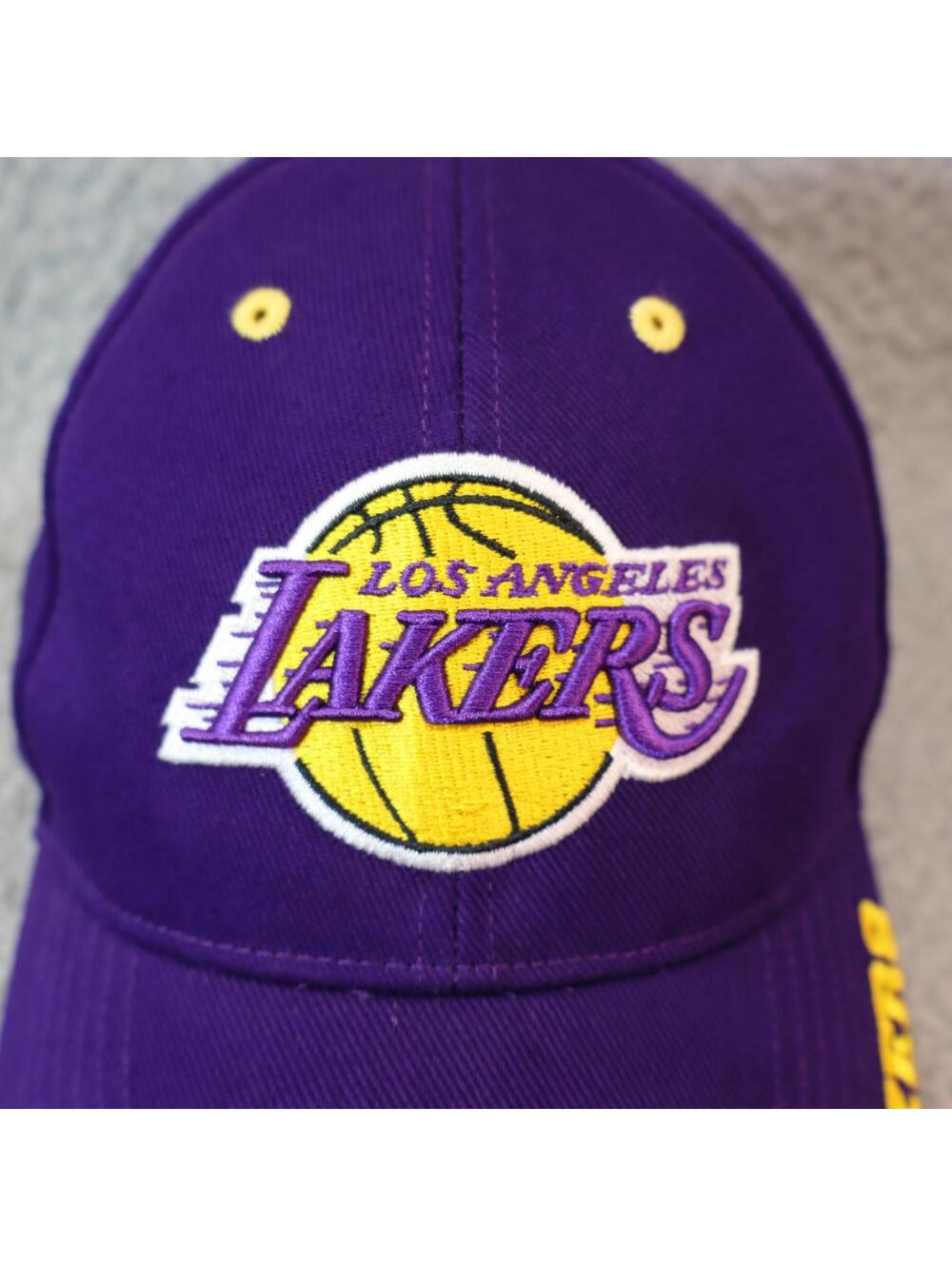 Lakers Vtg Hat Strapback 90s y2k Kobe Rare Los Angeles Dad
